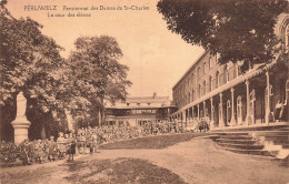 BELGIQUE - Péruwelz - Pensionnat Des Dames De Saint Charles - La Cour Des élèves - Carte Postale Ancienne - Doornik