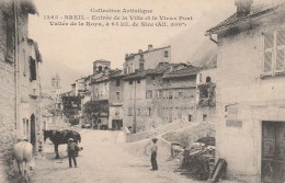 06 - BREIL - Entrée De La Ville Et Le Vieux Pont - Breil-sur-Roya