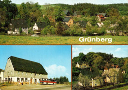 F4111 - Grünberg - Ferienheim VEB Ketten Und Nagelwerk Weißenfels - Ikarus Omnibus - VEB Bild Und Heimat Reichenbach - Flöha