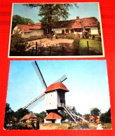 DOMEIN BOKRIJK - Lot Van 2 Kaarten : Openluchtmuseum , Kempische Hoeve En Standaardmolen - Vorselaar