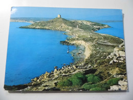 Cartolina Viaggiata "Sardegna Pittoresca - THARROS E Spiaggia Di S. Giovanni" 1985 - Oristano