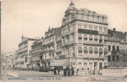 BELGIQUE - Blankenberghe - La Digue Vers Le Pier - Boutiques - Animé - Carte Postale Ancienne - Blankenberge