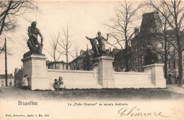 BELGIQUE - Bruxelles - La Folle Chanson Au Square Ambiorix - Carte Postale Ancienne - Plazas