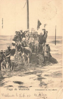 BELGIQUE - Plage De Westende - L'amusement De Nos Enfants - Animé - Carte Postale Ancienne - Westende