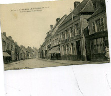 62 AVESNES LE COMTE GRANDE RUE  BOUTIQUES COMMERCE 1915 - Avesnes Le Comte