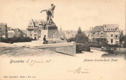 BELGIQUE - Bruxelles - Avenue Louise - Rond Point - Carte Postale Ancienne - Monumenti, Edifici