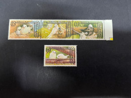 21-11-2023 (stamp) 4 Mint (3 + 1) Stamps From Christmas Island (birds) - Christmas Island