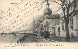 BELGIQUE - Dinant - Bords De La Meuse - L'hôtel De Ville Et église Notre-Dame - Carte Postale Ancienne - Dinant