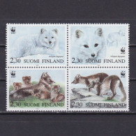 FINLAND 1993, Sc# 907, WWF, Alopex Lagopus, MNH - Nuevos