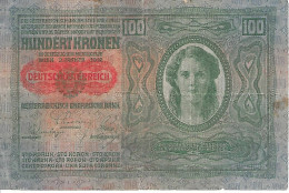 AUTRICHE ÖSTERREICH - 100 Kronen (55a) 2 Janvier 1912 - Autriche