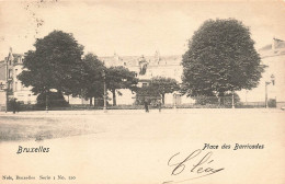 BELGIQUE - Bruxelles - Place Des Barricades - Carte Postale Ancienne - Squares