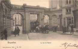 BELGIQUE - Bruxelles - La Rue De Namur - Carte Postale Ancienne - Other & Unclassified
