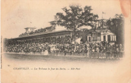 FRANCE - Chantilly - Les Tribunes Le Jour Du Derby - Animé - Carte Postale Ancienne - Chantilly