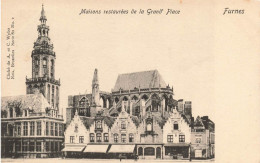 BELGIQUE - Furnes - Vue Sur Les Maisons De La Grand'Place - Carte Postale Ancienne - Veurne