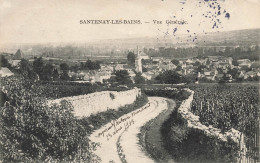 Santenay Les Bains * Route Et Vue Générale Sur La Commune * Cachet Militaire Au Dos - Andere & Zonder Classificatie