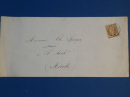 DF15  FRANCE  BELLE LETTRE   1861  AUVRAY A ST AVOLD  + N°21 + AFF.  INTERESSANT+ ++++ - 1849-1876: Periodo Clásico