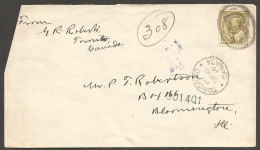 1910 Registered Cover 7c Edward Solo #92 CDS Toronto Ontario To USA R In Oval - Postgeschichte