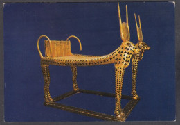 127369/ CAIRO EGYPTIAN MUSEUM, Tutankhamun Treasure, Funerary Bed - Musea