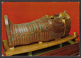 114510/ CAIRO EGYPTIAN MUSEUM, Tutankhamun, The Second Coffin Of Gold And Semi Precious Stones - Musea