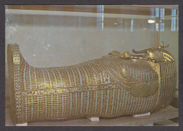 114511/ CAIRO EGYPTIAN MUSEUM, Tutankhamun, The Second Coffin Of Gold And Semi Precious Stones - Musea