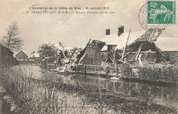 Le Grand Peugny * Inondation De La Vallée De Bray 24 Janvier 1910 * Maisons Détruites Par Les Eaux - Sonstige & Ohne Zuordnung