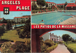 FRANCE - Argeles - Plage - Les Patios De La Massane - Carte Postale - Argeles Sur Mer