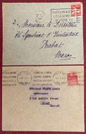 Algérie, 2 Enveloppes - (B3591) - Storia Postale