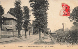 Poissy * L'avenue De Migneaux Et La Ligne Chemin De Fer Du Havre * Passage Du Train - Poissy