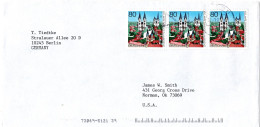 L72417 - Bund - 1997 - 3@80Pfg Halberstadt BERLIN - ... -> Norman, OK (USA) - Covers & Documents