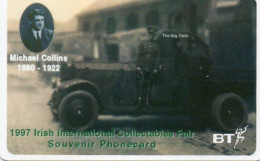 UNITED KINGDOM - CHIP CARD - MICHAEL COLLINS - IRISH COLLECTOR'S FAIR 97 - IRELAND RELATED - BT Promotional