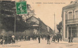 Limoges * Avenue Garibaldi * La Sortie Des Ouvriers * Usine - Limoges