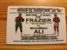 Prepaid Phonecard United Kingdom, Unitel - Boxing, Joe Frazier, Muhammad Ali - Bedrijven Uitgaven