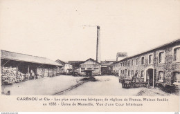 BOUCHES DU RHONE MARSEILLE CARENOU ET CIE LES PLUS ANCIENNES FABRIQUES DE REGLISSE DE FRANCE - Old Professions