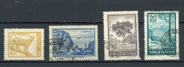 ARGENTINE - DIVERS - N° Yvert 603A+605+606B+606C Obli. - Gebraucht