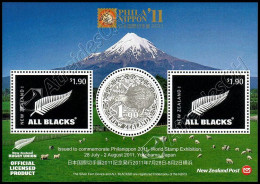 [Q] Nuova Zelanda / New Zealand 2011: Foglietto Esposizione Filatelica Philanippon / Philanippon Stamp Exhibition S/S ** - Blocchi & Foglietti