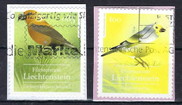 Liechtenstein 2021, Nr. 2004 + 2005, Einheimische Singvögel. Zitronenzeisig Gestempelt Used - Used Stamps