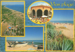 FRANCE - Vias - Plage - Vacances Idéales Au Soleil - Carte Postale - Beziers