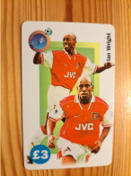 Prepaid Phonecard United Kingdom - Football, Ian Wright - Emissions Entreprises