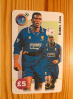 Prepaid Phonecard United Kingdom - Football, Robbie Earle - Emissions Entreprises