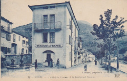 06 - BREIL - L' Hôtel De France Et Le Boulevard Rouvier - Breil-sur-Roya