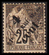 1891. SAINT-PIERRE-MIQUELON. 4 Cent ST-PIERRE M. On On 25 C COLONIES POSTES. Hinged. - JF537370 - Ungebraucht