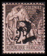 1891. SAINT-PIERRE-MIQUELON. 2 ST-PIERRE M. On On 25 C COLONIES POSTES. Hinged. - JF537371 - Unused Stamps