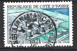 COTE D'IVOIRE. N°306 Oblitéré De 1970. Centrale Thermique. - Electricity