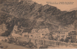 06 - BREIL - Le Boulevard Et Pont Supérieur - Breil-sur-Roya