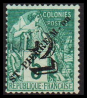 1891. SAINT-PIERRE-MIQUELON. 2 ST-PIERRE M. On On 5 C COLONIES POSTES. Hinged. Thin. - JF537373 - Ongebruikt