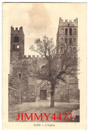 CPA - ELNE - L' Eglise En 1935 - Edit. Trèfle M. F. I. L. - Elne