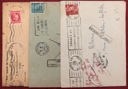 France, Lot De 6 Enveloppes - (B3628) - 1921-1960: Modern Tijdperk