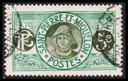 1909-1917. SAINT-PIERRE-MIQUELON. Fisher 5 C.  (Michel 76) - JF537407 - Storia Postale