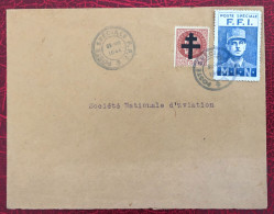 France, POSTE SPECIALE F.F.I. Sur Enveloppe - (B3629) - Guerra De 1939-45