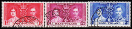 1937. BASUTOLAND. Georg VI Coronation Complete Set. (MICHEL 15-17) - JF537434 - 1933-1964 Crown Colony